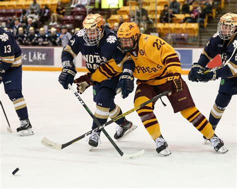 Men’s hockey: Gophers salvage split with Notre Dame